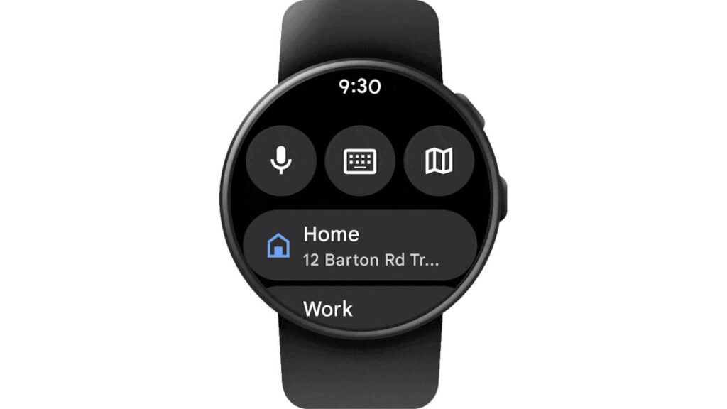 Wear OS Google Maps