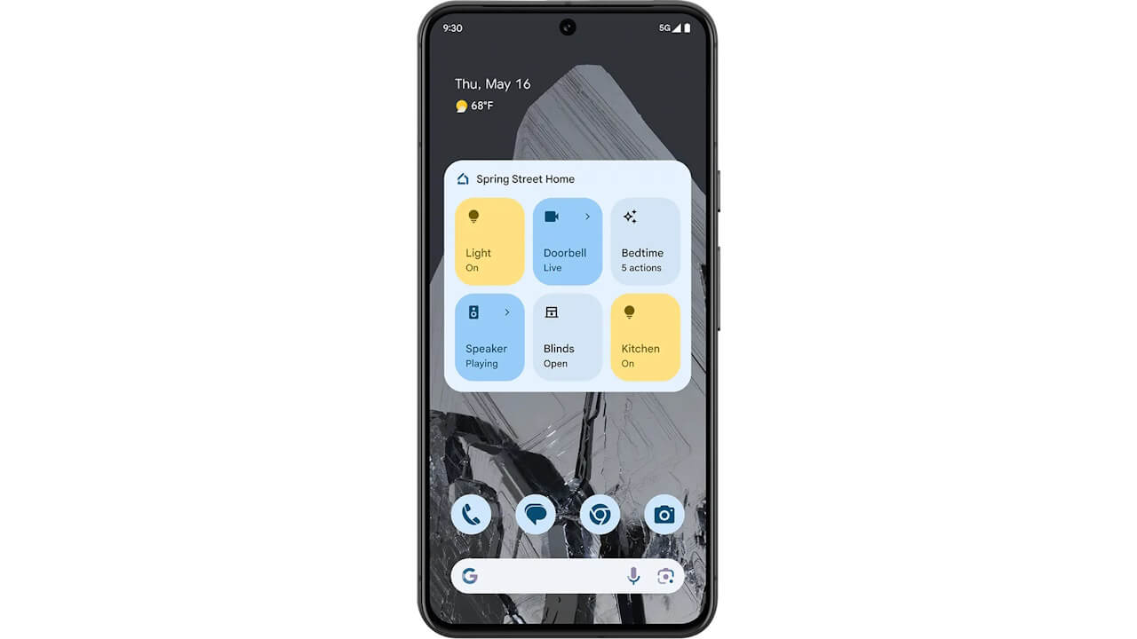 Feature Drop！Google Pixel「Google Home」ウィジェット提供