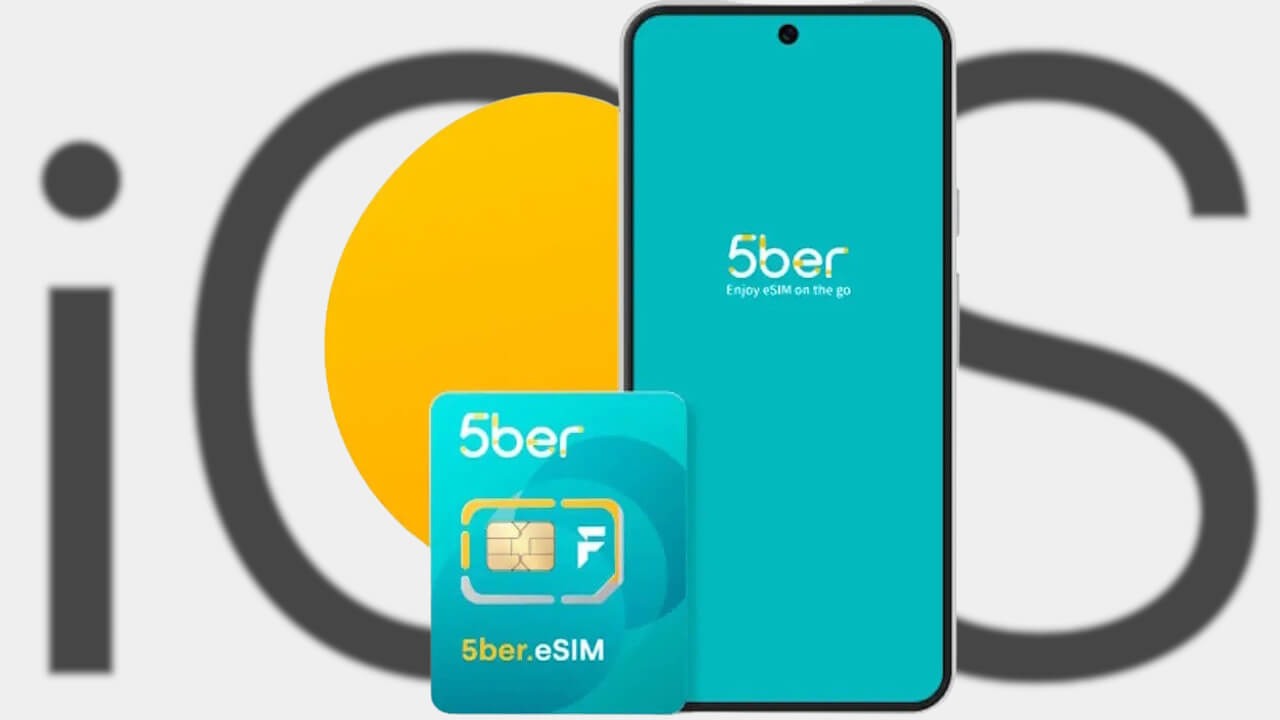 （一応）iOS対応「5ber eSIM Card Ultra」登場