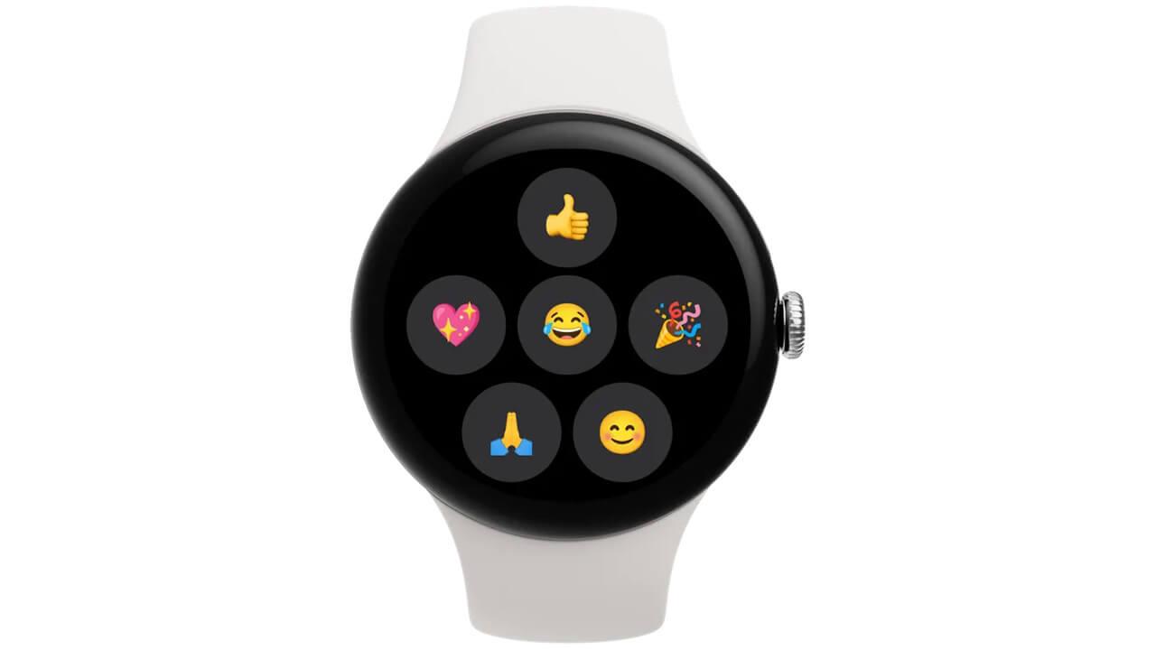 Pixel Drop！Google Pixel Watch「Gmail」絵文字リアクション対応