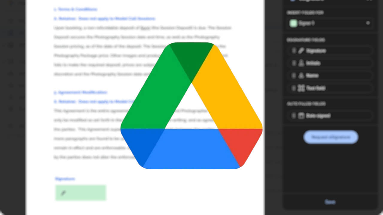 「Google ドライブ」PDF署名リクエスト対応【Google Workspace】