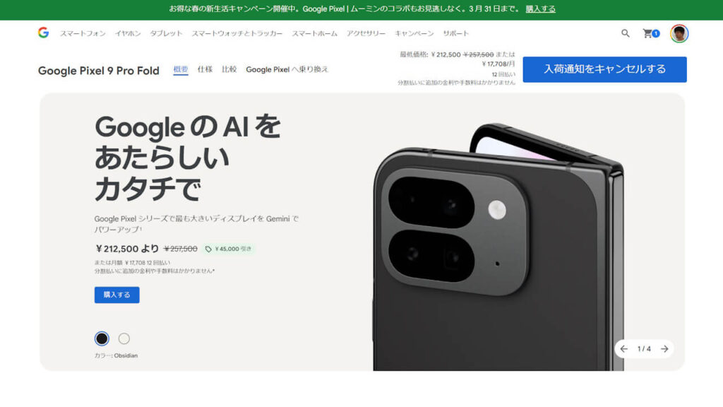 Google Pixel 9 Pro Fold