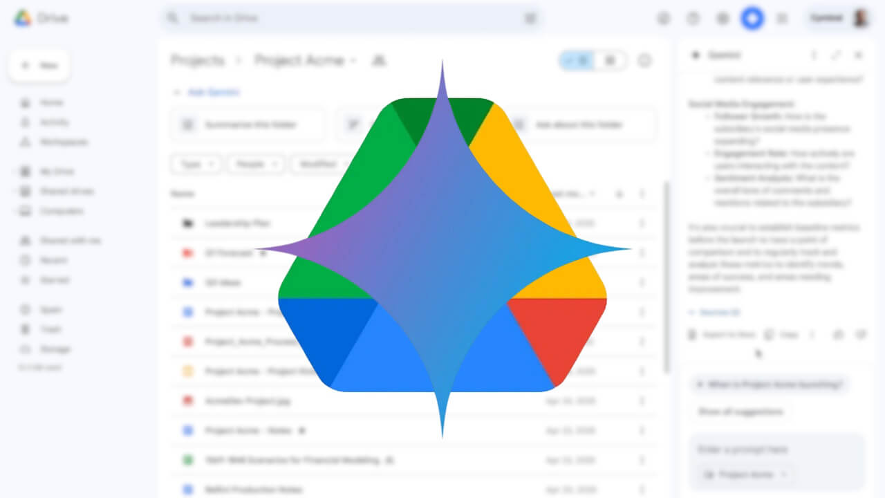 Google ドライブ「Gemini」サイドパネル、ドキュメント/スプレッドシートエクスポート対応【Google Workspace】