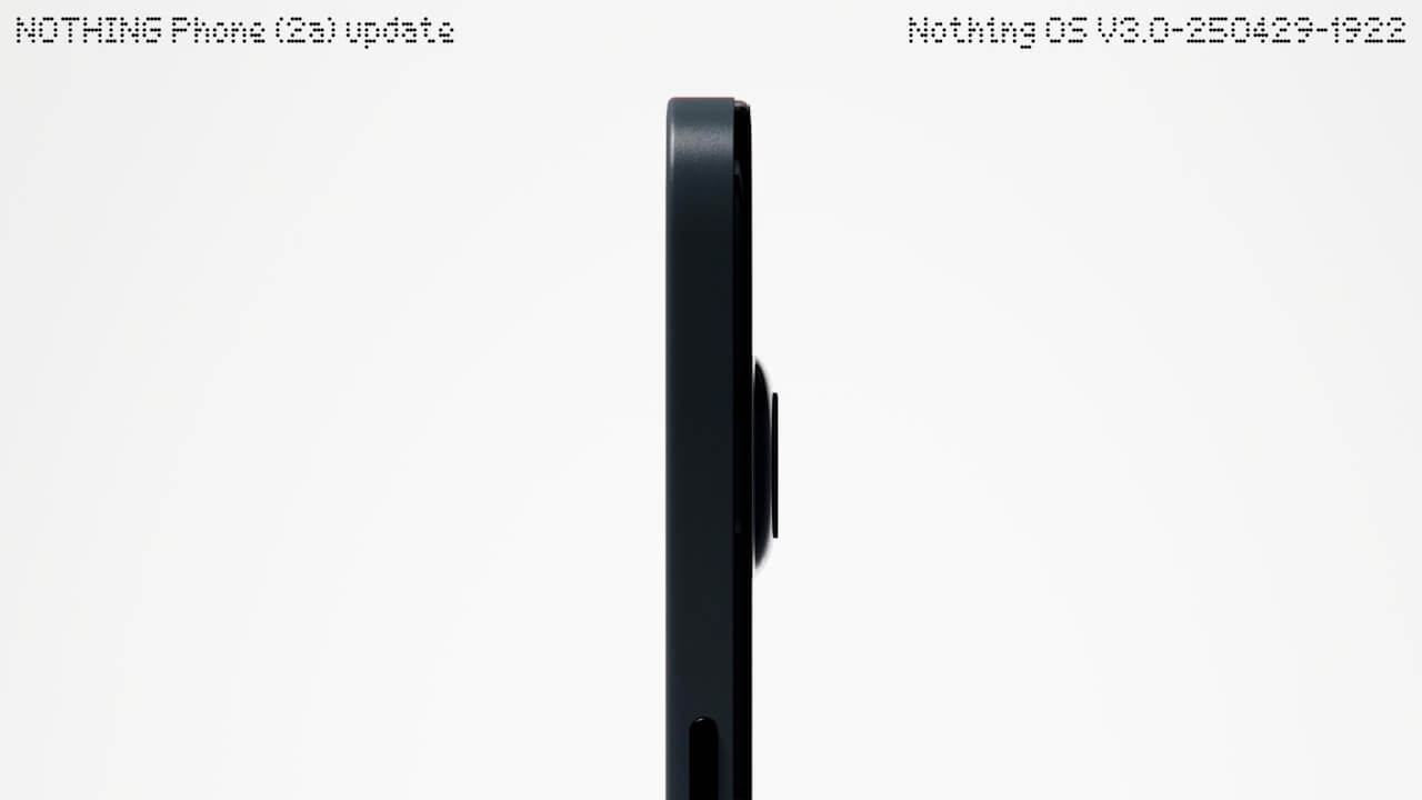 Phone (2a)「Nothing OS V3.0-250429-1922」アップデート配信開始