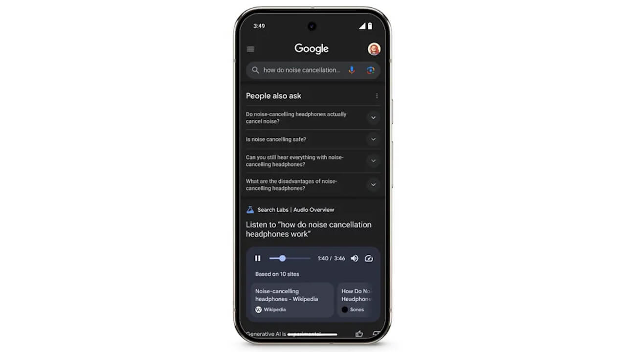 Google検索「音声概要」導入【英語】
