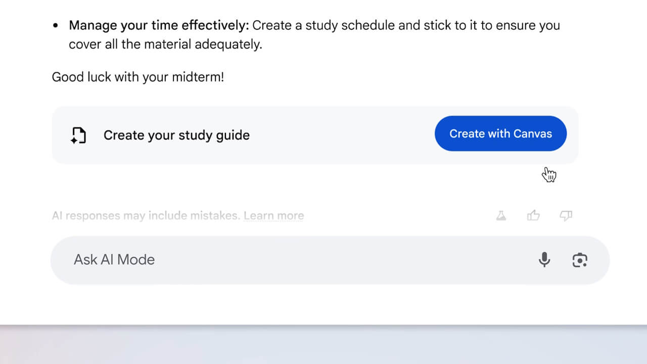 AI Mode「Canvas」導入【Search Labs】