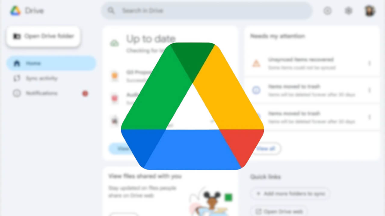 デスクトップ「Google ドライブ」一元管理UI導入