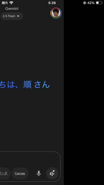 iOS Gemini Live