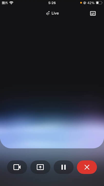 iOS Gemini Live