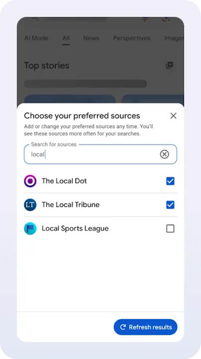 Preferred Sources