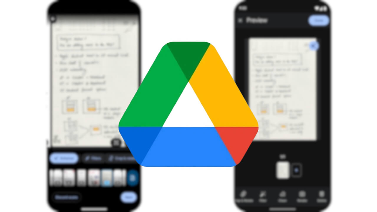 Android「Google ドライブ」📷スキャンUX向上