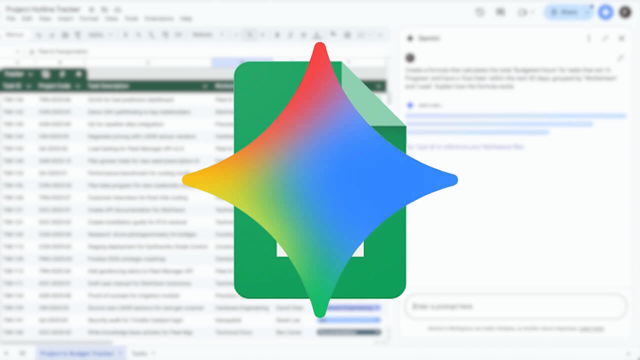 Gemini in Google Sheets
