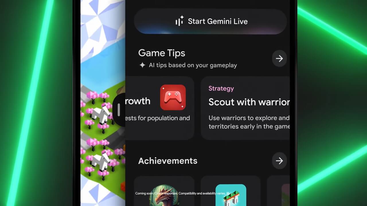 Gemini Live統合！「Google Play Games Sidekick」発表