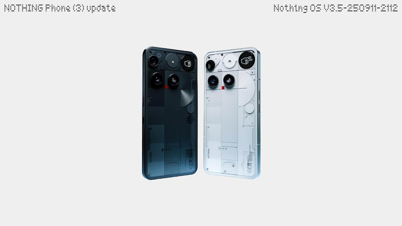 Phone (3)「Nothing OS V3.5-250911-2112」アップデート配信