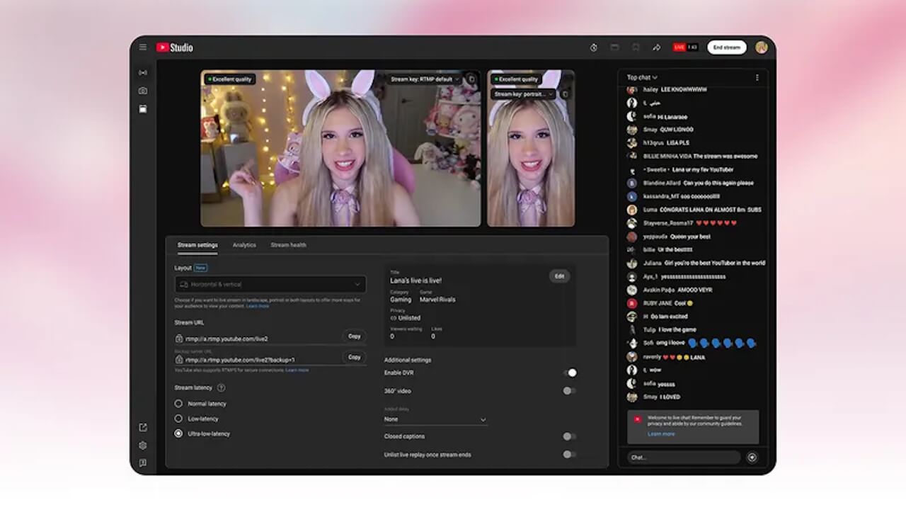 YouTube Live