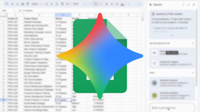 Gemini in Google Sheets