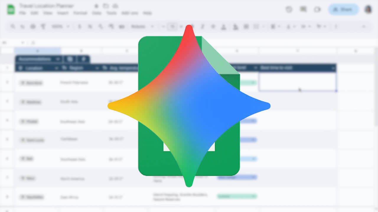 Gemini in Google Sheets