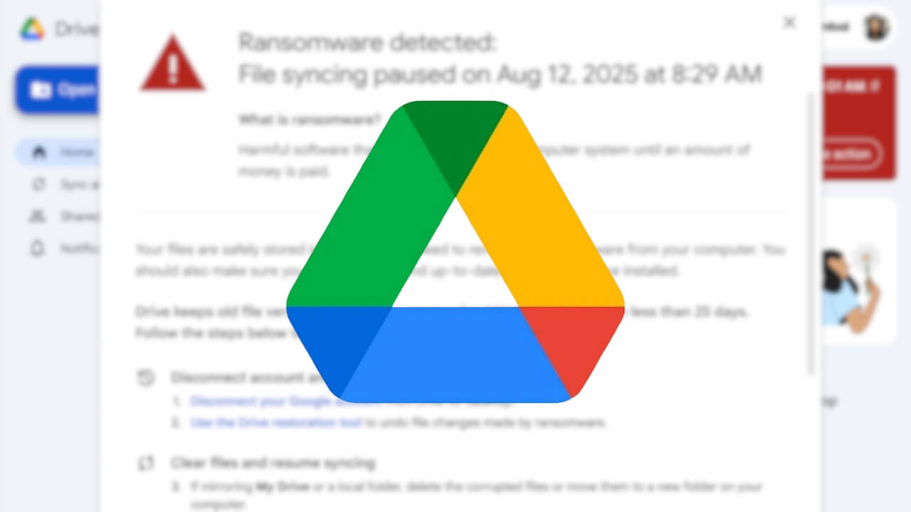 デスクトップ「Google ドライブ」AI活用ランサムウェア/マルウェア検出機能提供