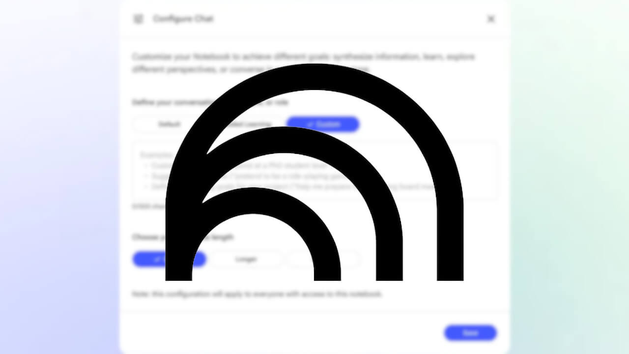 NotebookLM「チャット」目標設定対応