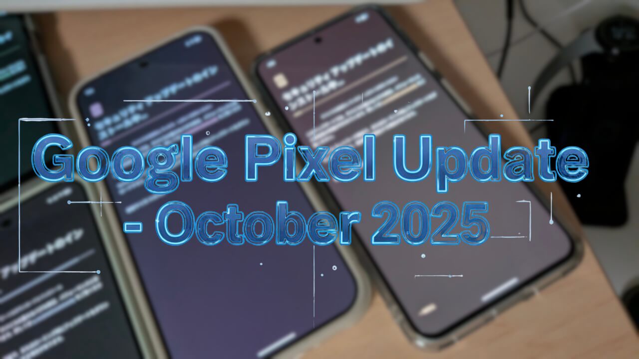 「Pixel 10/10 Pro/10 Pro XL」2025年10月月例アップデート配信