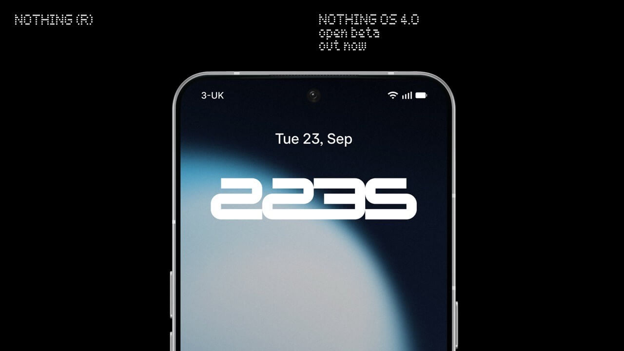 Phone (3)/(2)/(2a)「Nothing OS 4.0 Open Beta」リリース
