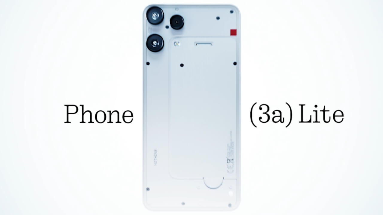 Nothing Phone 3a Lite