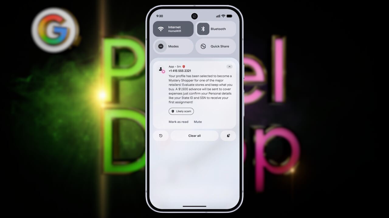 Chat Spam Pixel Drop