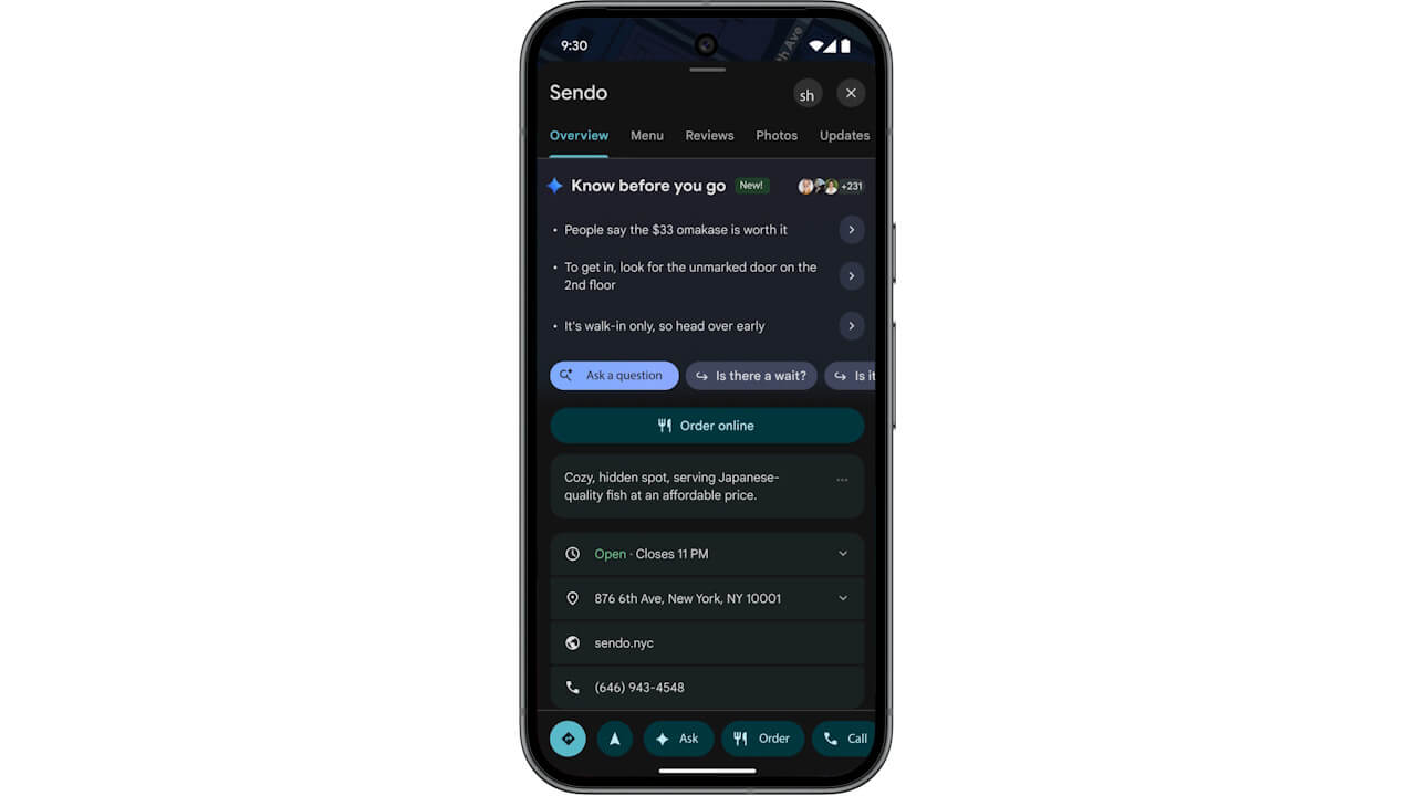 Android/iOS「Google マップ」行く前に知っておきたいヒント展開【米国】