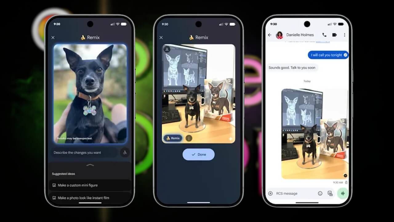 Remix in Google MessagesPixel Drop