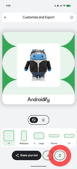 Wear OS Androidify