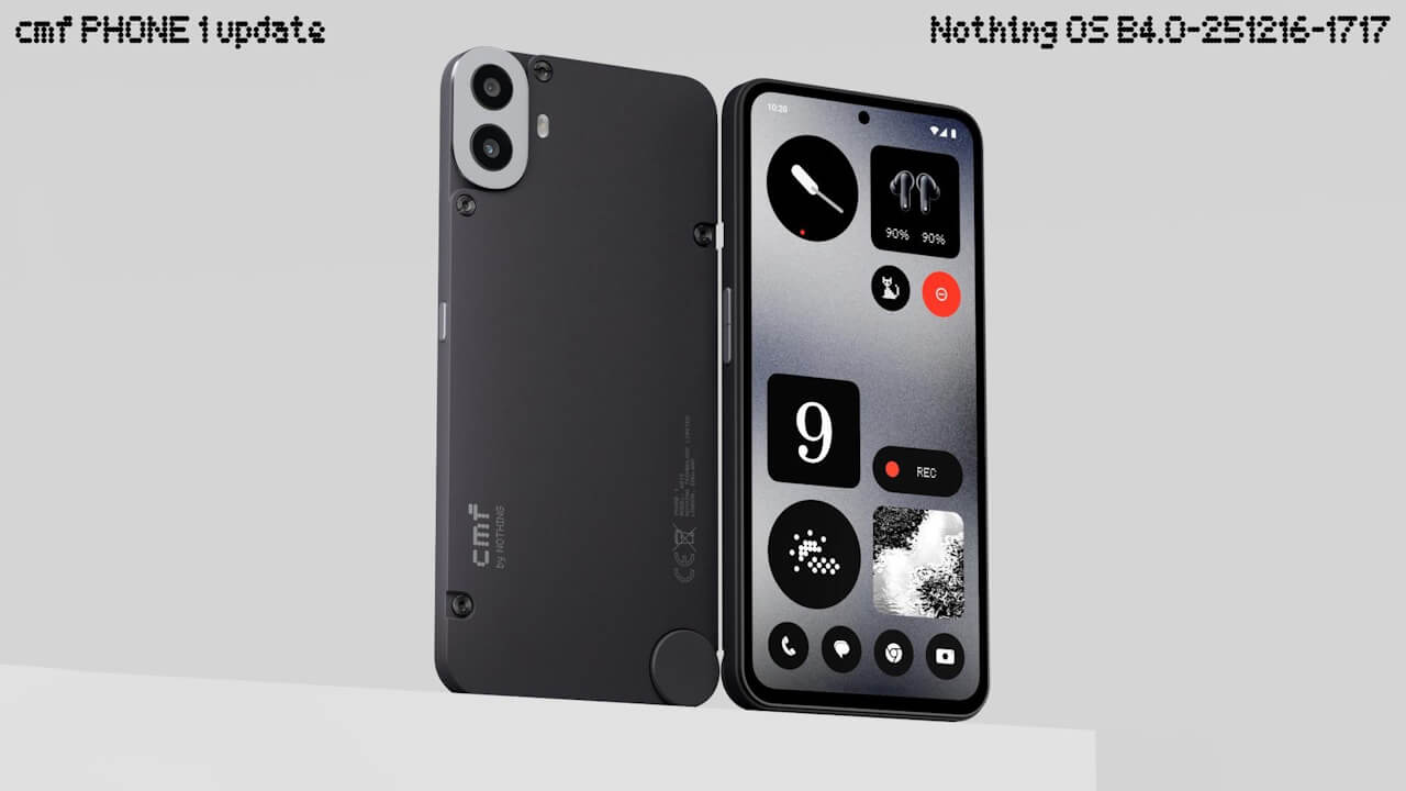 CMF Phone 1、正式版「Nothing OS 4.0(Android 16)」メジャーアップデートリリース