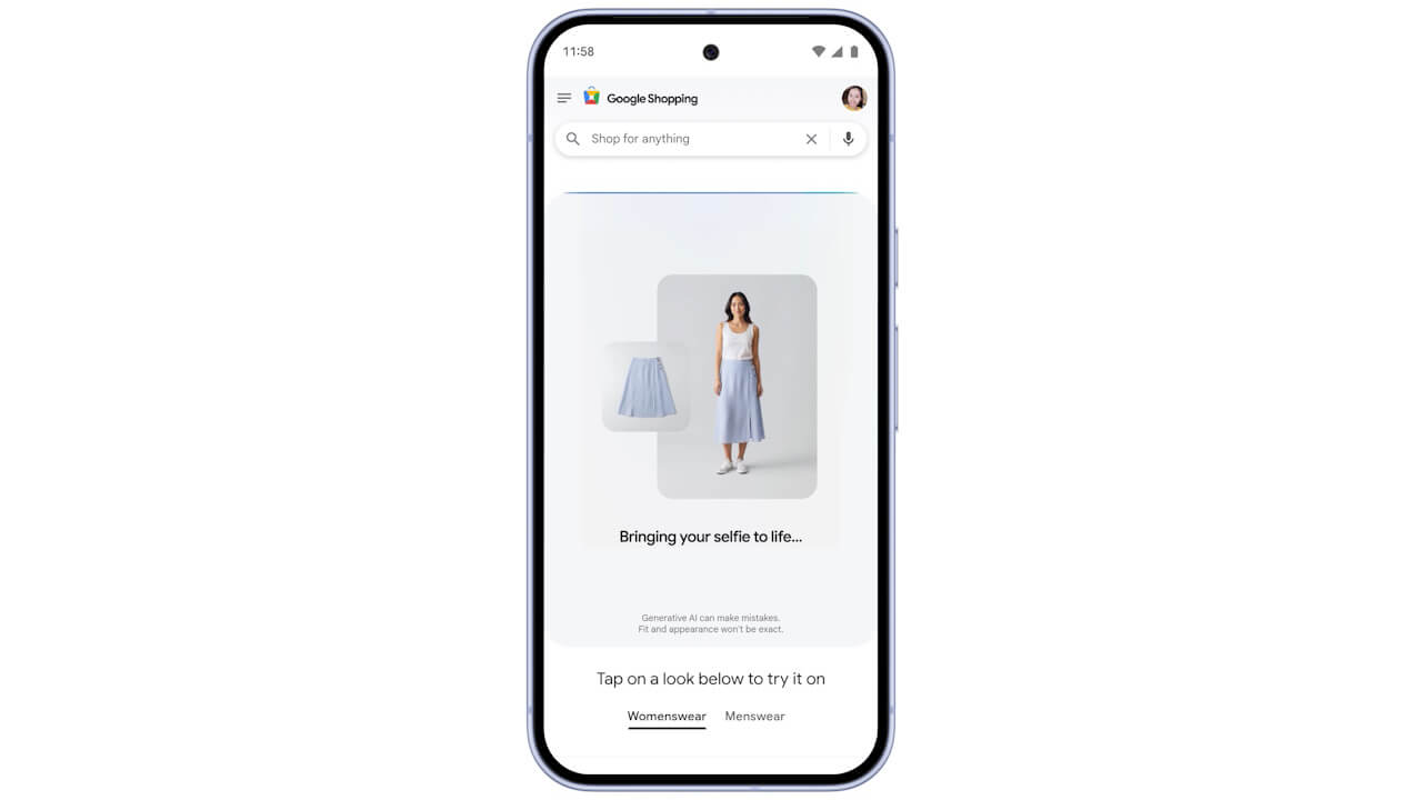 Google「バーチャルでお試し」自撮りから全身写真生成可能に【米国】