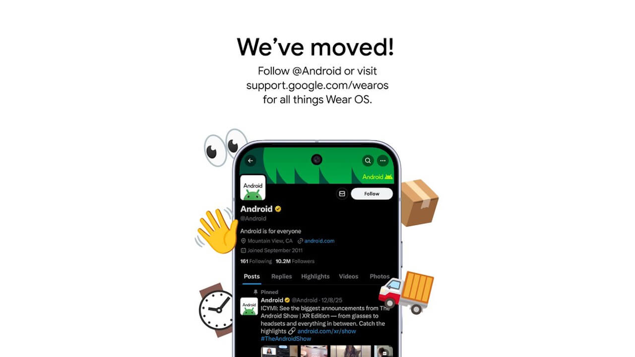Google「Wear OS」X公式アカウント終了