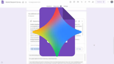 Gemini in Google Foarm