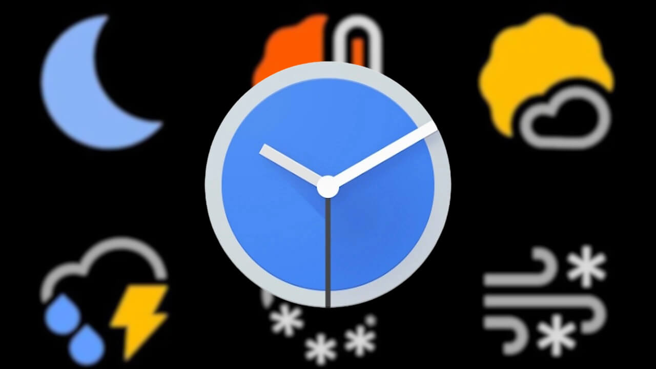 Android「時計」新天気アイコン導入