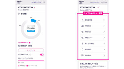 My rakuten Mobile
