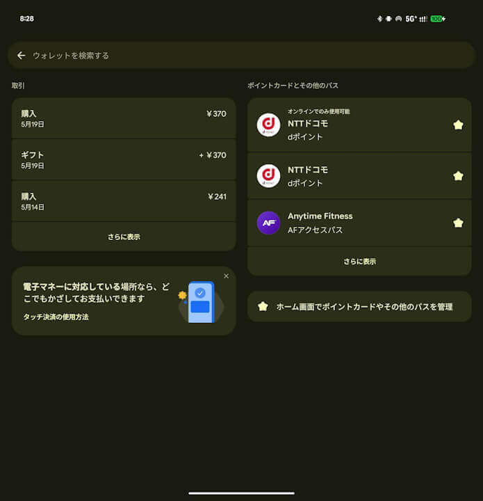 Android Google Wallet