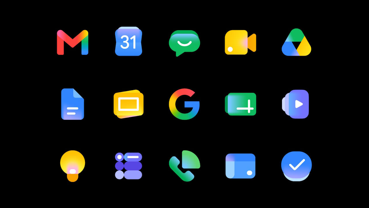Google Workspace app icons