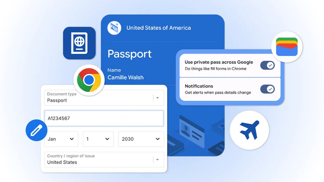 「Google 自動入力」Google ウォレット連携強化