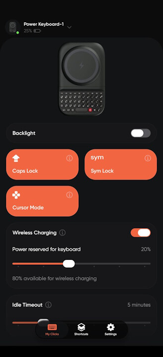 Clicks Power Keyboard