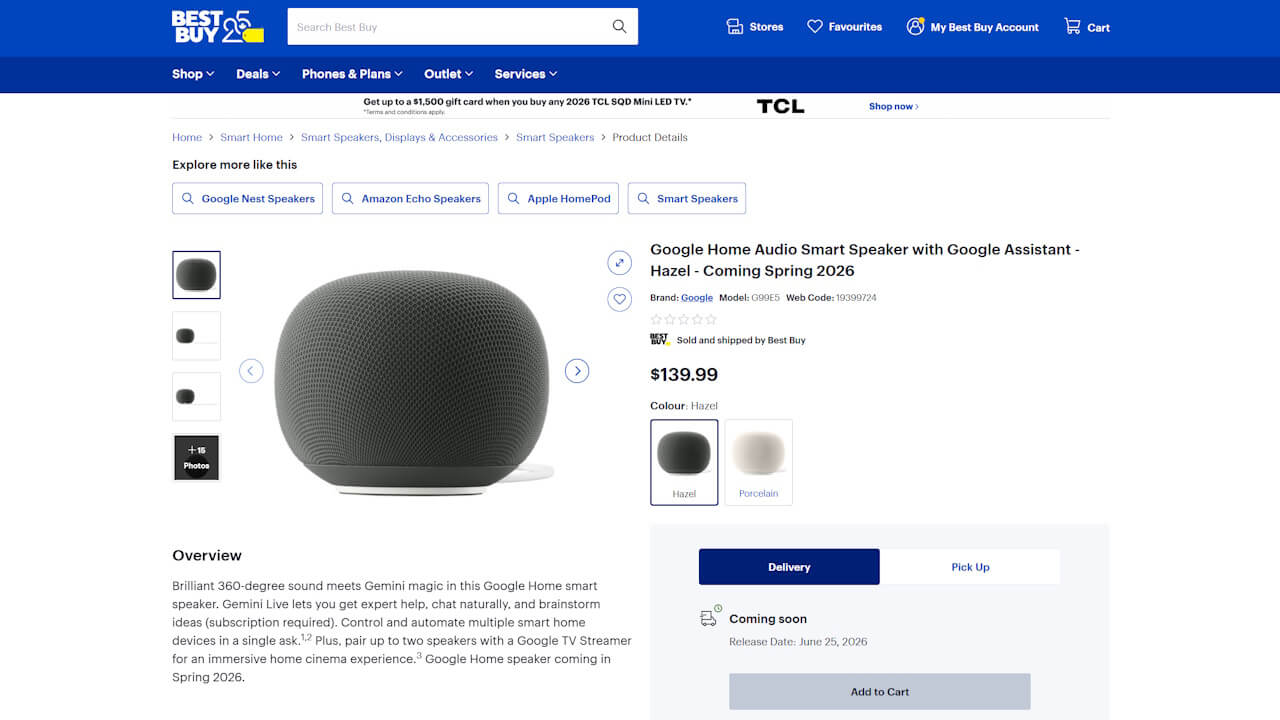 Google Home Audio