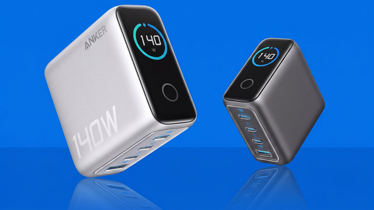 過去最安38%引き！「Anker Charger（140W, 4 Ports）with USB-C & USB-C ケーブル」【プライムデー】