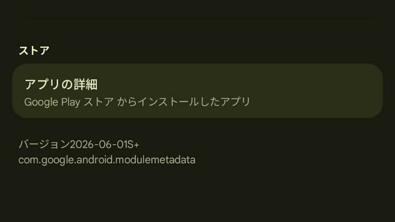 Google Play System Update