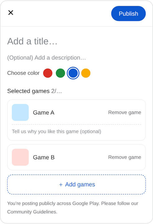 Android Google Play Games