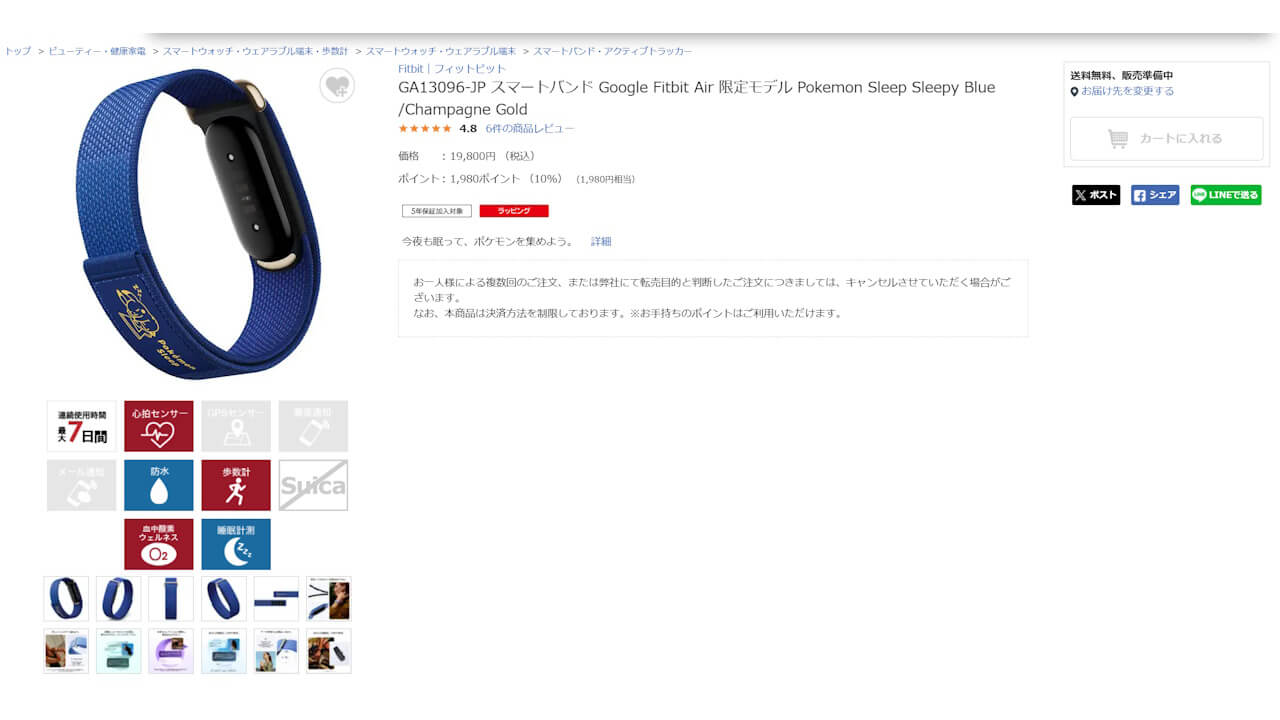 Google Fitbit Air