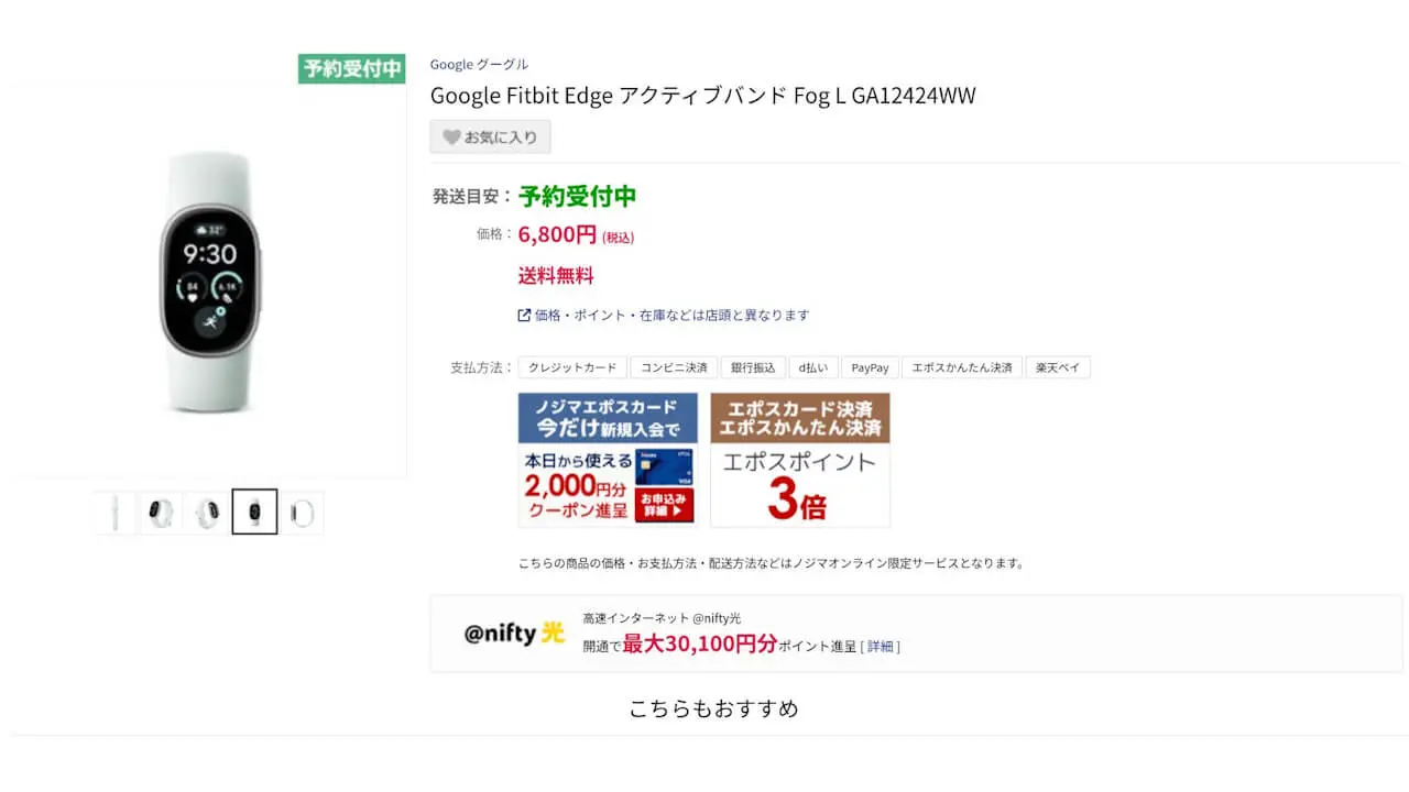 Google Fitbit Edge