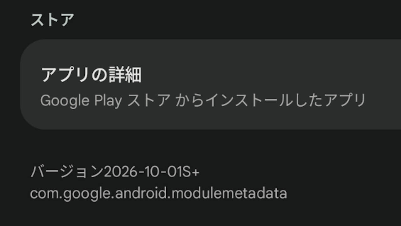 Google Play System Update